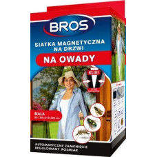 Bros Siatka na drzwi MAGNETYCZNA moskitiera Bros 100x220cm biała (B1600)