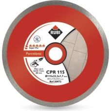 Rubi CPR dimanta disks porcelāna keramikai, sauss, 125/22,2 mm, SUPERPRO klase, [30973]