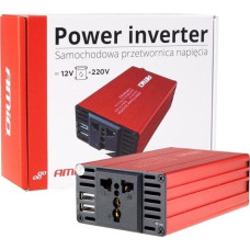 Amio Przetwornica AMiO Przetwornica napięcia 12V/230V 300W/600W 2xUSB AMiO PI03