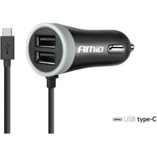 Amio Ładowarka AMiO PCH PRO-03 Jednoczęściowa 2x USB-A 2.4 A  (AMI-02058)
