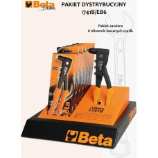Beta Tools BETA NITOWNICA BOCZNA , 4 WYMIENNE KOŃCÓWKI 1741B EKSPOZYTOR 6szt. BE1741B-EB6