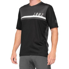 100% Koszulka męska 100% AIRMATIC Jersey krótki rękaw black charcoal roz. L (NEW 2021)