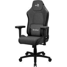 Aerocool CROWNASHBK, Ergonomic Gaming Chair, Adjustable Cushions, AeroWeave Technology, Black