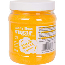 Gsg24 Krāsains cukurs kokvilnas konfektes dzeltenās vaniļas garšai 1kg