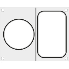 Hendi Matrica metināšanas iekārtai MANUPACK 190 paplātei bez dalījuma 178x113 mm + konteinera diam. 115 mm - 805763