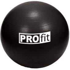 Profit gym ball 55cm black with pump DK2102