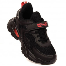 News Jr EVE398A platform sports shoes black