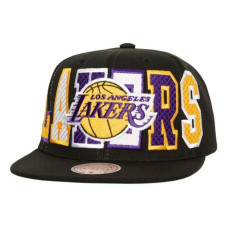 Mitchell & Ness Varsity Bust Snapback Los Angeles Lakers Cap HHSS6461-LALYYPPPBLCK