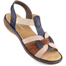 Rieker Comfortable W RKR662 multicolor sandals