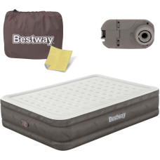 Bestway Piepūšamais matracis ar iebūvētu sūkni 203 x 152 x 46 cm 69050