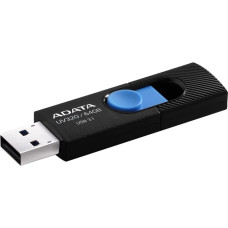 Adata UV320 USB flash drive 64 GB USB Type-A 3.2 Gen 1 (3.1 Gen 1) Black, Blue
