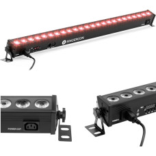 Singercon 24x LED skatuves apgaismojuma lente RGB 4-80W