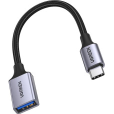 Ugreen USB uz USB-C OTG kabeļa adapteris, 15 cm, melns