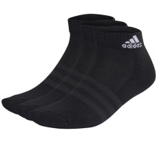 Adidas Polsterētas sporta apģērba potītes 3PP zeķes IC1277 / melnas / 46-48