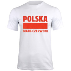 Pozostałe T-krekls Polija Balts un Sarkans balts S337909 / balts / L