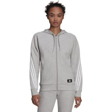 Adidas Džemperis FI 3 Stripes Full-Zip Reg H57289 / pelēks / XS