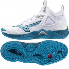 Mizuno WAVE MOMENTUM 3 MID V1GA231721 / 43 / baltas kurpes