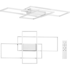 Uniprodo Moderna LED griestu lampa ar pulti - 3 taisnstūri