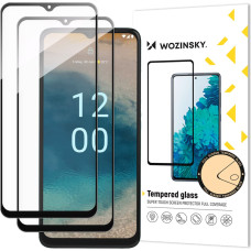 Wozinsky SET 2x 9H rūdīts stikls visam Nokia G22 ekrānam ar melnu rāmi