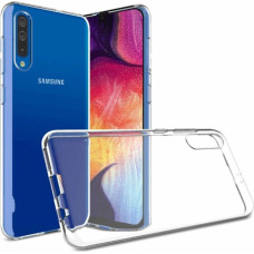 Fusion Ultra Back Case 0.3 mm Izturīgs Silikona Aizsargapvalks Priekš Samsung A705 Galaxy A70 Caurspīdīgs