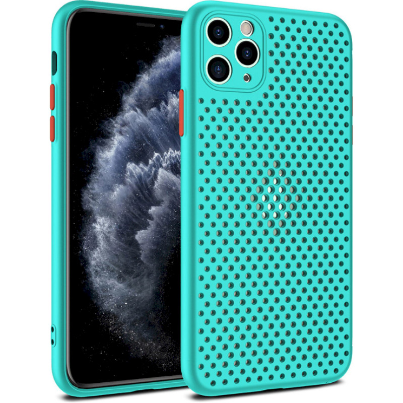 Fusion Breathe Case Silikona Aizsargapvalks Priekš Apple iPhone 7 | 8 | SE 2020 | 2022 Mentola