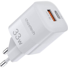 Choetech Fast USB Wall Charger USB Type C PD QC 33W white (PD5006)