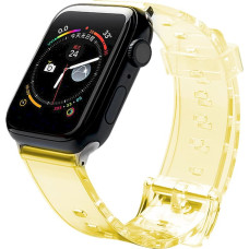 Fusion Light silikona siksniņa Apple Watch 42mm | 44mm | 45mm dzeltena