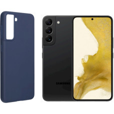 Fusion soft matte case silikona aizsargapvalks Samsung S906 Galaxy S22 Plus + zils