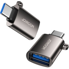 Joyroom USB 3.2 Gen 1 (Male) - USB Type C (Female) adapter black (S-H151 Black)