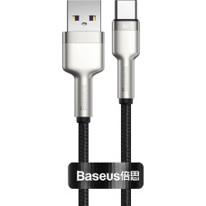 USB cable for USB-C Baseus Cafule, 66W, 0.25m (black)