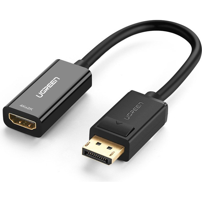 Ugreen Cable Cable from DisplayPort (Male) to HDMI (Female) (Unidirectional) 1080P 60Hz 12bit Black (40362)
