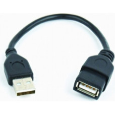 Gembird USB Male to USB Female 0.15m Black