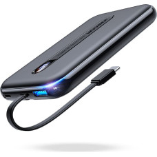 Joyroom Linglong power bank 10000mAh 20W Power Delivery Quick Charge USB | USB Type C | built-in USB Type C cable black (JR-L001 black)