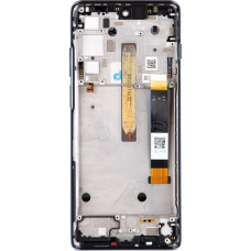 Motorola G200 LCD Display + Touch Unit + Front Cover Mirage (Service Pack)