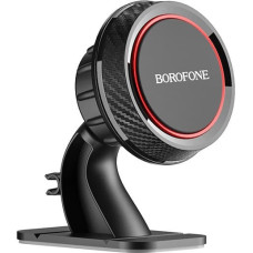 Borofone Car holder BH13 Journey Series magnetic, stick-on base black-red