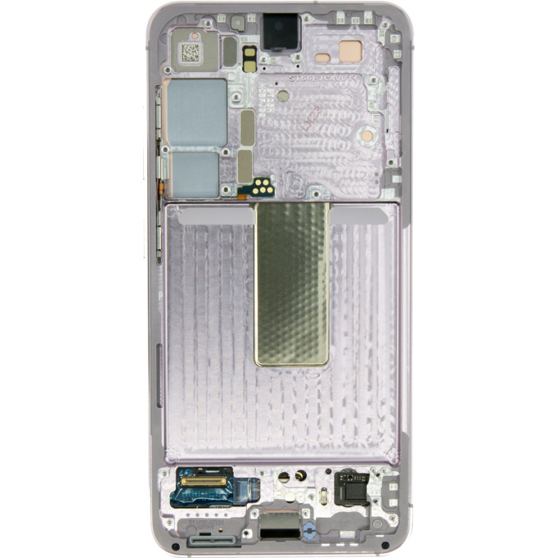 LCD display + Touch Unit + Front Cover Samsung S911 Galaxy S23 Lavender (Service Pack)