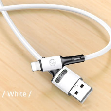 USAMS Kabel U52 lightning 2A Fast Charge 1m biały|white SJ434USB01 (US-SJ434)