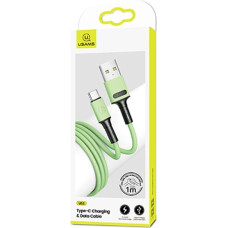 USAMS Kabel U52 USB-C 2A Fast Charge 1m zielony|green SJ436USB02 (US-SJ436)