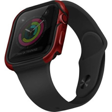 UNIQ etui Valencia Apple Watch Series 4|5|6|SE 44mm. czerwony|crimson red