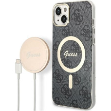 Zestaw Guess GUBPP14SH4EACSK Case+ Charger iPhone 14 6,1