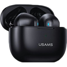 USAMS Słuchawki Bluetooth 5.2 TWS NX10 Series Dual mic bezprzewodowe czarny|black BHUNX01