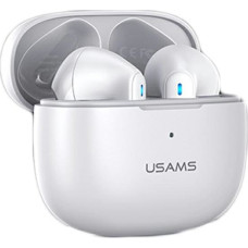 USAMS Słuchawki Bluetooth 5.2 TWS NX10 Series Dual mic bezprzewodowe biały|white BHUNX02