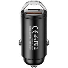 Car charger USB, USB-C, Remax RCC238, 45W (black)