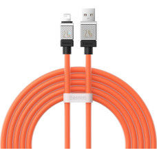 Baseus cable CoolPlay USB - Lightning 2m 2,4A orange