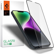 TEMPERED GLASS Spigen GLASS FC IPHONE 13 | 13 PRO | 14 BLACK