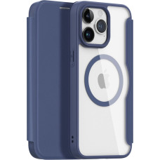 iPhone 15 Pro Magnetic MagSafe Flip Case Dux Ducis Skin X Pro - Blue