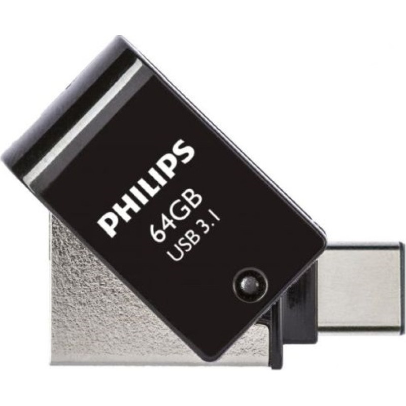 PHILIPS USB 3.1 | USB-C Flash Drive Midnight black 64GB