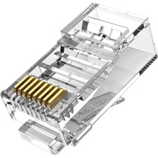 Vention Modular RJ45 Cat.5E UTP Vention IDBR0-100, transparent, 100 pieces packaging