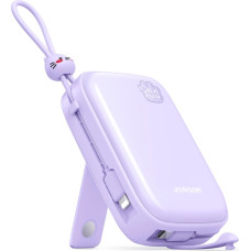 Powerbank Joyroom JR-L008 Plus Cutie Series 22.5W 20000mAh with stand + USB-A - USB-C cable - purple