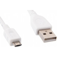 Kabelis Gembird USB Male - MicroUSB Male 0.5m White